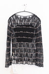 SWAYING 25 Spring/Summer Diamond Check Cardigan SW-SW25SS1T23C3-HEI Black SW25SS1T23C1